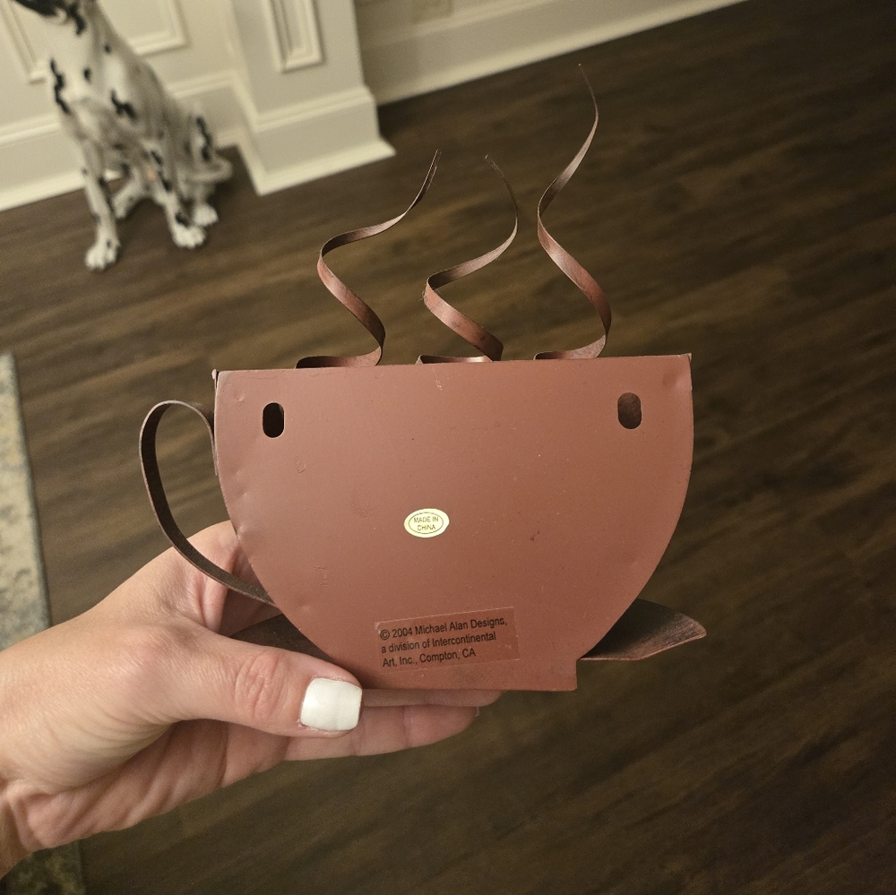 Mocha Brown Decorative Wall Decor Cup - Picture 3 of 6